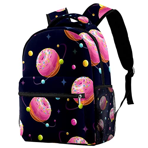 Fox Hed Gelbe rosa Blumen bunte süße Tasche für Schule, Mädchen-Rucksack, Studenten-Büchertasche, Laptop-Tasche für Reisen und Arbeit, #1026, 29cm*20cm*40cm, Schulranzen