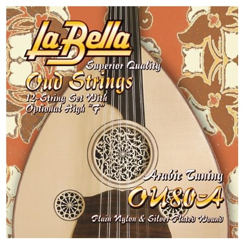 La Bella OU80A Aoud (Oud) Arabische Stimmung, 12-string