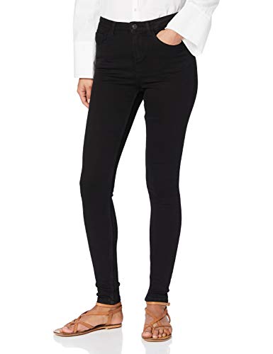PIECES Female Slim Fit Jeans High Waist SBlack