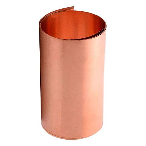 JKGHK Reines Kupfer Blatt Kupferfolie Kupferplatte Metallfolie Verwendet für Schmuck und Schweißen 300mm x 1000mm,0.2mm x 300mm x 1000mm