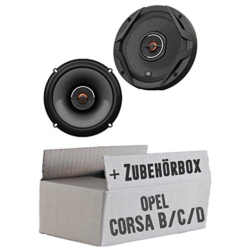 JBL GX602 | 2-Wege | 16cm Koax Lautsprecher - Einbauset für Opel Corsa B/C/D - JUST Sound Best Choice for caraudio