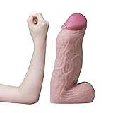 Super Riesige Realistische Dildos 8Cm Breite Dickes Großes Dildo Sexspielzeug Mit Saugnapf Lebensechter Penis Für Paare Männer Frauen (Freisprechen)