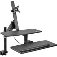 Tripp Lite WWSS1327CP WorkWise höhenverstellbarer Sitz-Steh-Schreibtischarbeitsplatz - ein Monitor - Anklemmung (WWSS1327CP)
