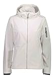 CMP Damen Softshelljacke Woman Jacket Zip Hood 39A5016 Bianco-Stone 42