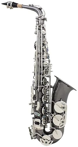 Professionelle Brass Bend EB E-Flat Altsaxophon Saxophon schwarz vernickelte Abalone Shell Keys