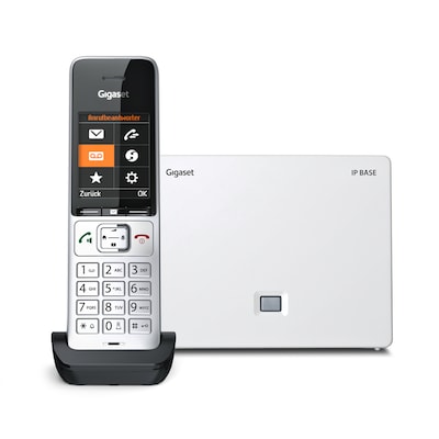 Gigaset 500A Comfort - Basisstation für schnurloses Telefon/VoIP-Telefon - Anrufbeantworter mit Rufnummernanzeige - ECO DECTGAPCAT-iq