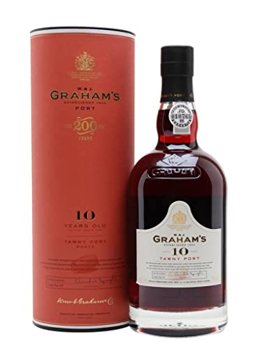 W & J Graham's 10 year old Tawny Port 75cl in Branded Gift Tube