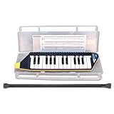 Bontempi 334262 Blasharmonika aus Kunststoff, Blanc Noir