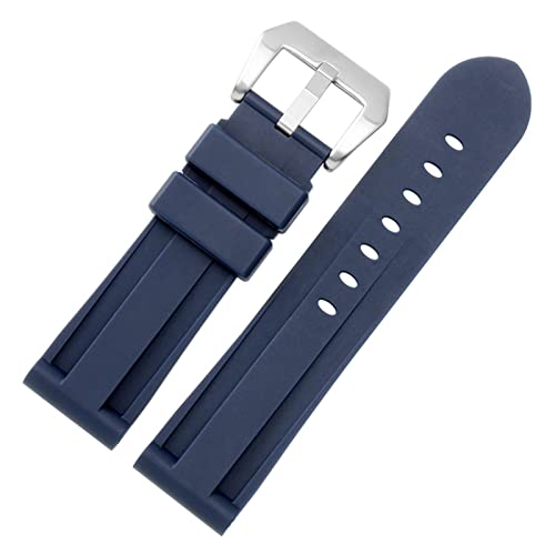 vkeid FKIMKF Silikon-Armband für Armbänder der Serie PAM111 386 441, 20 mm, 22 mm, 24 mm, 26 mm, wasserdichtes Sport-Tarnarmband