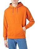 JACK & JONES Herren Basic Hoodie Soft Sweat Hood Jumper Kapuzen Pullover, Farben:Orange, Größe Pullover:XL