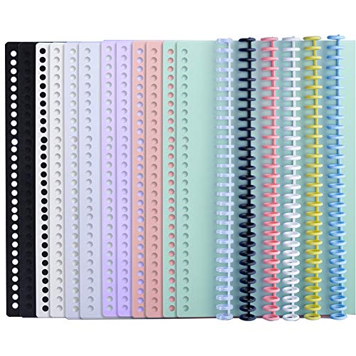 JKGHK Weiche PP-Bindemittelabdeckung, A4 B5 Notebook-Binder-Planner-Abdeckungsverschluss Für Füllerpapier,Multi Colored,A4