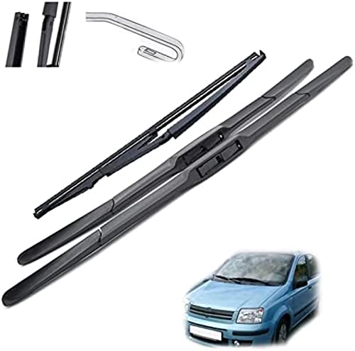 Scheibenwischer vorne und hinten Wischerblätter Set für Fiat für Panda 169 2003-2012 Auto Windschutzscheibe Windschutzscheibe Fensterbürsten 22 "+ 16" + 13 "