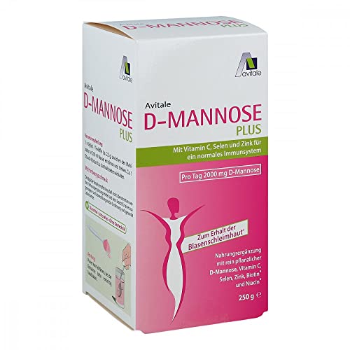 D-Mannose Plus 2000 mg mit Vitamine und Mineralstoffe Pulver 250 g