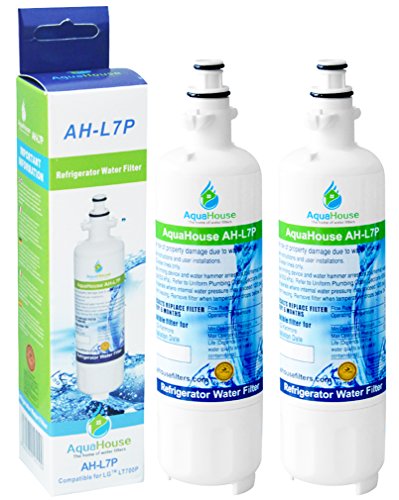 2x AH-L7P kompatibel für LG LT700P Wasserfilter, ADQ36006101, ADQ36006102, 048231783705, Sears/Kenmore 9690, 46-9690