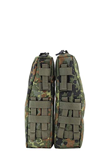 Zentauron Sprinter Pack Seitentaschen Rucksack Seitentaschen mit je 1 Liter Volumen 2 Liter Gesamtvolumen