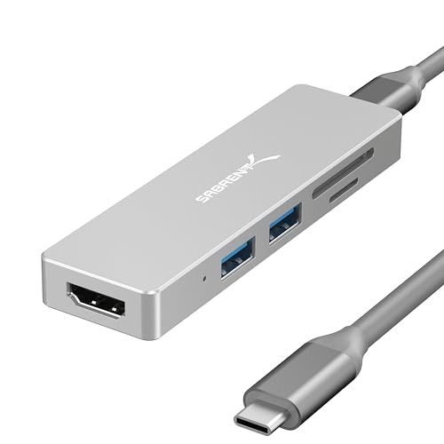 Sabrent 5-Port USB Type-C Multiport HUB (HB-HUCR)