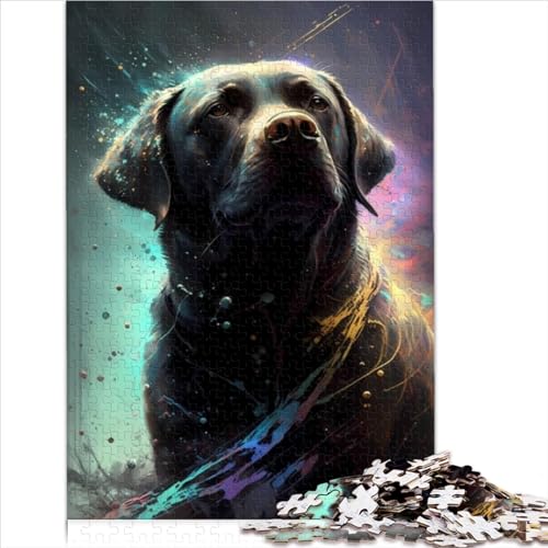1000-teiliges Puzzle für Erwachsene, Labrador-Retriever-Hund, Puzzle für Erwachsene, Holzpuzzle für Teenager, Geschenke, Heimdekoration, Puzzle-Spielzeug, 1000 Teile (50 x 75 cm)