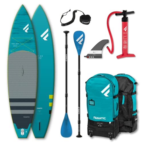 Fanatic Ray Air Premium 13';6"aufblasbares SUP Stand Up Paddle Boarding Paket - Board, Tasche, Pumpe & Carbon 25 Paddel