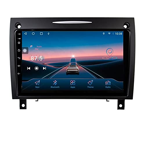 Autosion Android 9.0 Auto DVD GPS Radio Stereo Steuereinheit Navigation 32 GB BT 4 GB RAM WLAN für Mercedes Benz R171 SLK200 SLK280 SLK300 SLK350 SLK55 2004-2011 Bluetooth Steeirng Wheel Control