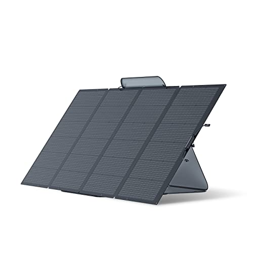 ECOFLOW 400W Solar Panel, Solarpanels Faltbar Solarmodul für Delta Pro/Delta Max/Delta Tragbare Powerstation, Photovoltaik Modul Solaranlage für Outdoor Garten Balkon Wohnwagen Camping