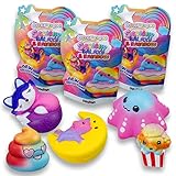 Sbabam, Doki Doki Squishy Galaxy and Rainbow, Spielzeug für Kinder, Squishy, kleine weiche Puppen aus Gummi, 3 Beutel, Geschenkideen für Kinder, ab 3 Jahren