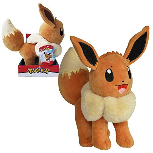 Auswahl Premium Plüsch-Figuren | Pokemon | Plüsch-Tier in Geschenkbox 27-30 cm, Plüsch:Evoli