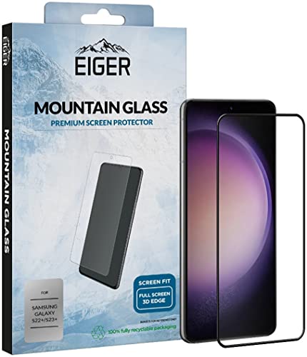 Eiger für Samsung Galaxy S23 Plus / S22 Plus Tempered Glass CF Screen