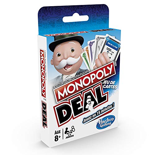 Monopoly Deal – Gesellschaftsspiel Reise – Kartenspiel – französische Version