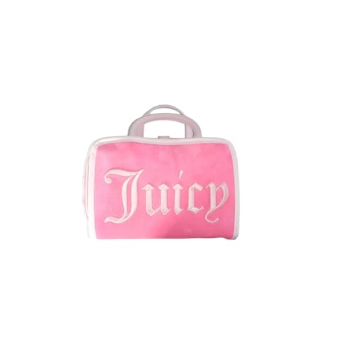 Juicy Couture Damen-Kulturbeutel, Modell BLOSS BIJIR5321WZC, aus synthetischem Leder. Rosa, Rosa