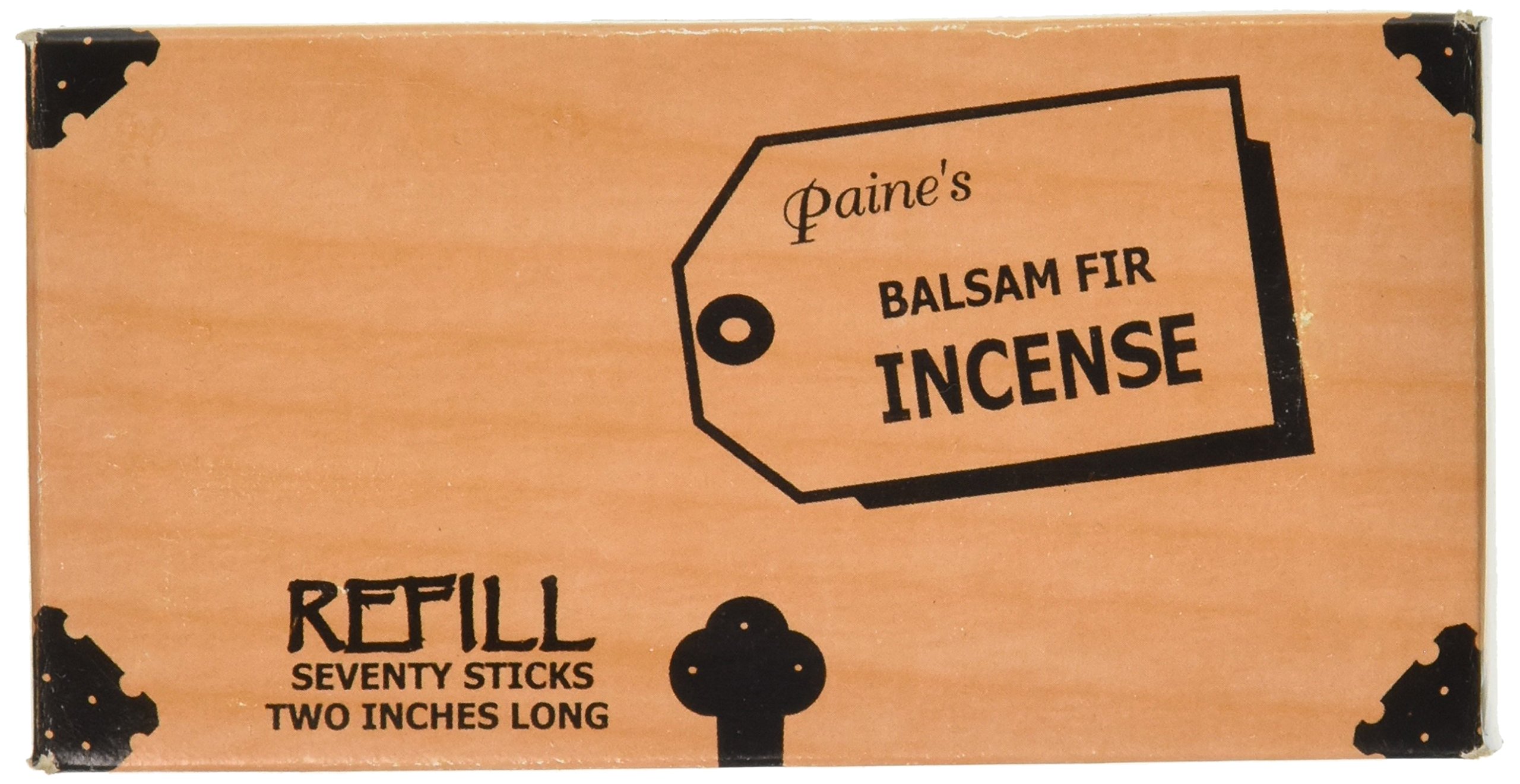 Paine Räucherstäbchen Company Paine 's Balsam Fir Räucherstäbchen – 70 Sticks Refill – Zwei Zoll lang