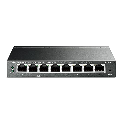 Tp-link tl-sg108pe metall 4x poe