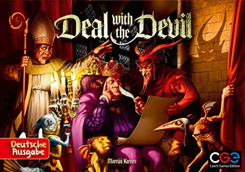 Deal with The Devil |Czech Games Edition |Deutsch| Brettspiel | für 5 Personen | ab 14 Jahren