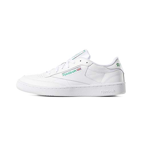 Reebok Herren Club C 85 Hallenschuhe, Weiß (Int-white/green), 40 EU