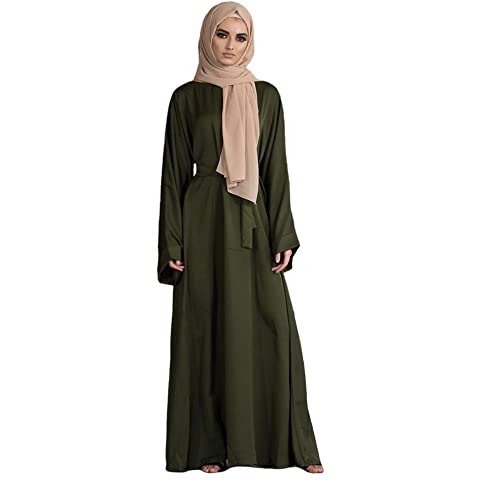 RUIG Muslimisches Gebetskleid für Frauen Abaya Kleid Islamisches Maxi Afrikanisches Kaftan Türkei Islam Kleid in voller Länge