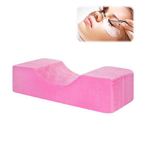 Esenlong Wimpern Verlängerung Neck Kissen Professionelle U- Form Memory Foam Kissen Ergonomische Kurve Neck Unterstützung Kissen für Schönheit Salon Lash Bett Rosa