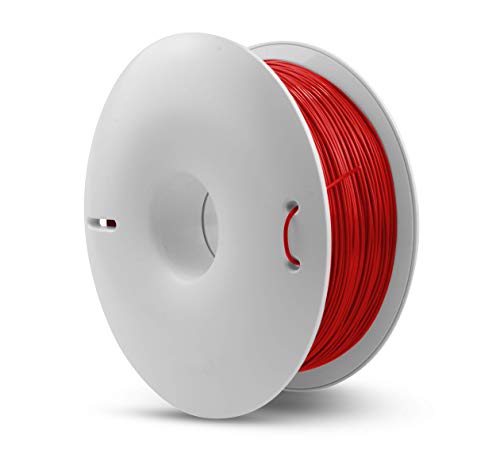 Fiberlogy Nylon PA12 Rot, 1,75 mm (± 0,02), 0,75 kg hochwertiges Filament hergestellt in der EU für Desktop-3D-Drucker