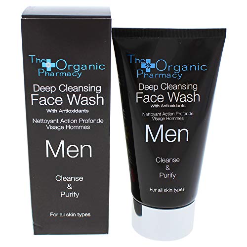 The Organic Pharmacy – Men Deep Cleansing Face Wash 75 ml, schwarz