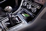 Wireless Charging Ladematte für Volkswagen Golf 7 (VII) ab 2012 - Induktives Laden mit Qi-Zertifizierung im VW mit INBAY - Einfacher Einbau mit Plug & Play Kabelsatz - Made in Germany