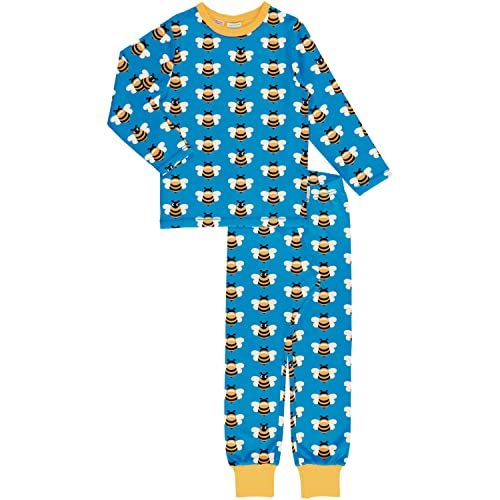 Maxomorra Pyjama Schlafanzug mit Bienen Picnic BEE (Gr. 110/116)