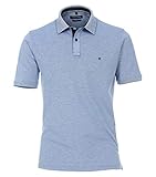 CASAMODA Polo-Shirt Uni Mittelblau XL