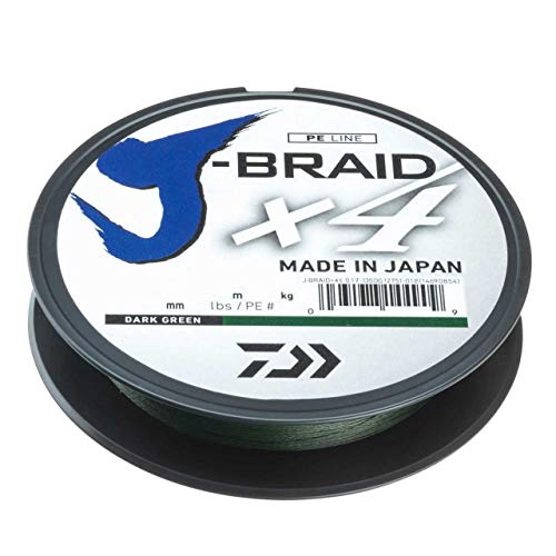 Daiwa J-Braid X4E 0,10mm-270m Dark Green grün geflochtene Schnur Neuheit