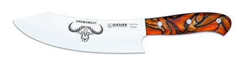 Giesser Qualitätsmesser Küchenmesser Kochmesser Chefs No. 1 Premiumcut Spicy Orange - 20 cm Klingenlänge