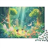 Sammeln von Wäldern 500 Stück Puzzle Kunstgeschenke Herausforderung Denksportaufgaben Handgemachtes DIY Warme Karikatur Eltern-Kind-Erziehung Geeignet Für Teenager 500pcs (52x38cm)