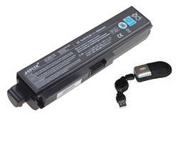 amsahr 3819-05 Ersatz Batterie für Toshiba 3819, L600, L600-15S, L600D, L600D-015S, L600D-07B - Umfassen Mini Optische Maus schwarz