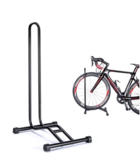 INION MHBS01 - Fahrradständer Halterung Ständer Radständer Radhalter in Schwarz/Fahrrad Ständer/für alle Fahrräder mit Reifenbreite bis 29" und ca. 5 cm Breite/chiavi