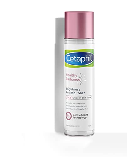 Cetaphil Healthy Radiance Aufhellendes Refresh Gesichtswasser mit Niacinamid für empfindliche Haut, die zu Pigmentierung neigt, 150 ml, transparent