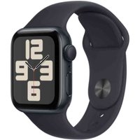Apple Watch SE (GPS) - 40 mm - Midnight Aluminium - intelligente Uhr mit Sportband - Flouroelastomer - Midnight - Bandgröße: M/L - 32GB - Wi-Fi, Bluetooth - 26,4 g (MR9Y3QF/A)