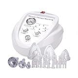 Vakuum-Schröpftherapie-Maschine, Schröpfmaschine, Brustkontur-Massage, Schröpftherapie-Set, multifunktionale Schröpfmaschine mit einstellbarer Saugkraft, mit 24 Saugnäpfen und 3 Schabegriffen.