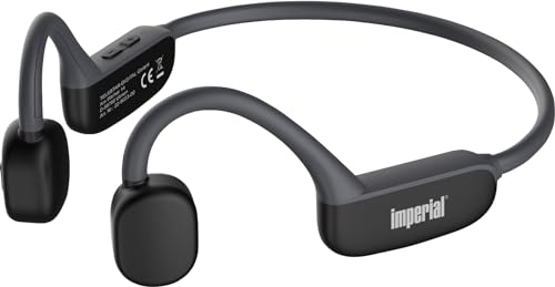 Imperial bluTC active 2 Sport On Ear Kopfhörer Bluetooth® Schwarz Knochenschall-Kopfhörer, Schweißresistent, Nackenbügel