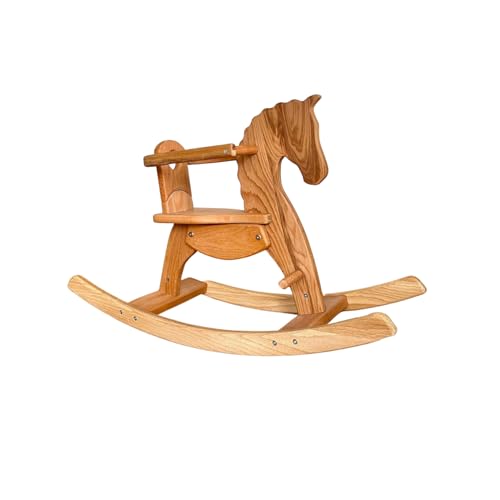 Jamso Design Schaukelpferd Ella Holzpferd Buchenholz Pferd Schaukeltier Babyschaukel Taufgeschenk Haflinger Rocking Horse